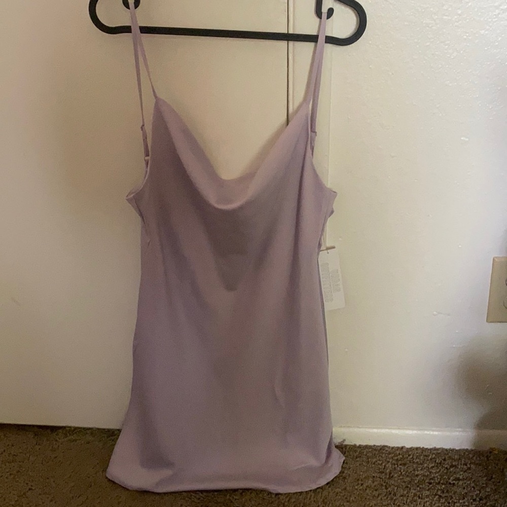 Lavender mini dress